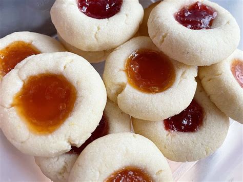 Jam Filled Butter Cookies Recipe