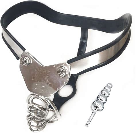 Chastity Belt Male Keuschheitskäfig Mit Anal Butt Plug Metall Keuschheitsgürtel Für Herren