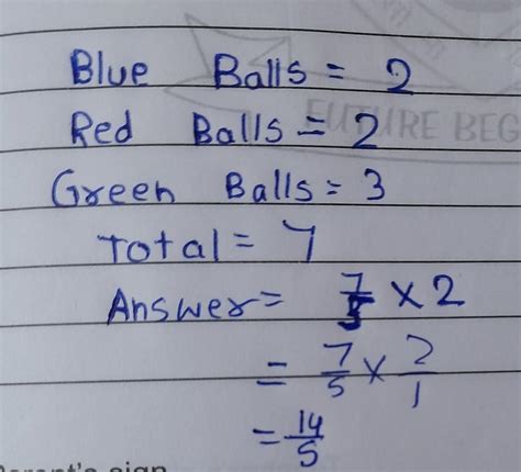 A Bag Contains Red Green And Blue Balls Two Balls Are Drawn At