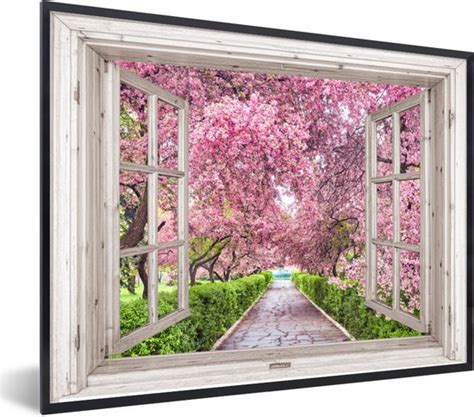 Fotolijst Incl Poster Japans Sakura Bloesem Boom Bloesem