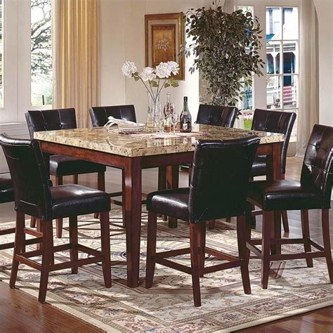 Steve Silver Company Montibello 7 Piece Counter Height Dining Set Mn5454pt Pkg2