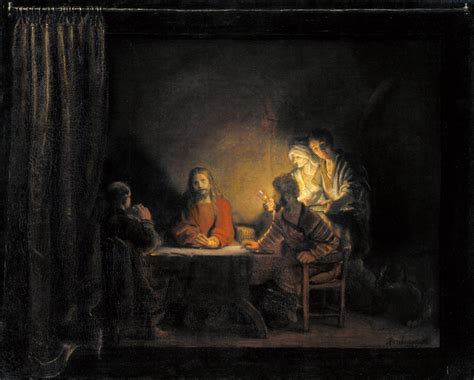 Rembrandt Harmensz Van Rijn Supper At Emmaus