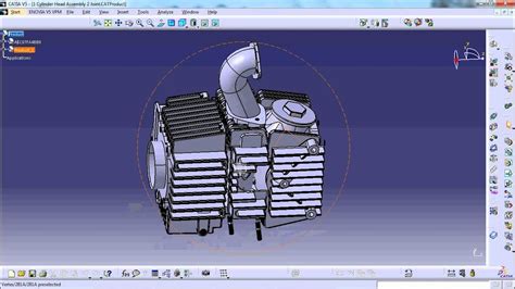 CATIA Block Engine MotorCar Design YouTube