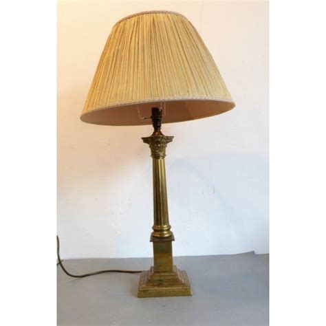 A Laura Ashley Brass Table Lamp Modelled As A Corinthian Col Barnebys