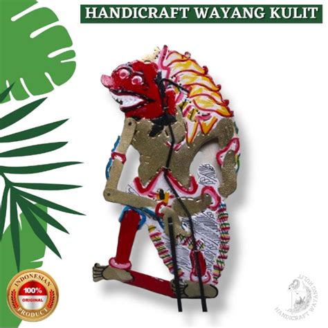 Jual Wayang Kulit Asli Buto Rambut Geni Mini Cm Shopee Indonesia