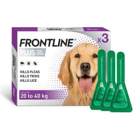 Frontline Plus Anti Tick And Flea Spot Treatment For Dogs, 44% OFF