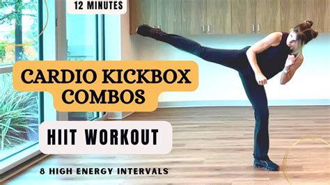 Cardio Kickbox Combos Hiit Workout Ez To Follow Fat Burner 😅