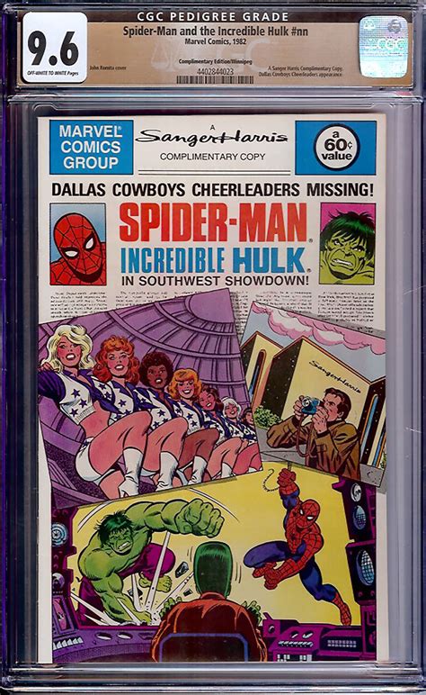 Spider Man And The Incredible Hulk 1 CGC 9 6 Ow W Winnipeg Auction