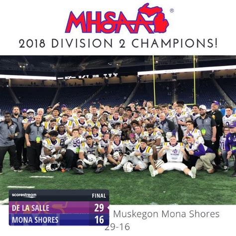 The De La Salle Pilots Defeat The Mona Shores Sailors To