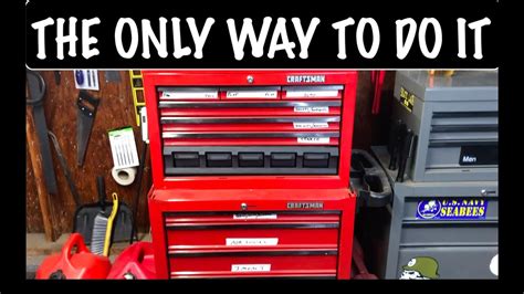 The Best Way To Label Your Tool Box Youtube