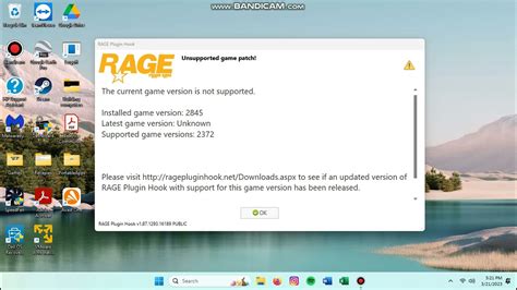 Rage Plug In Hook Unsupported Game Patch Youtube