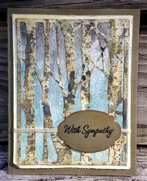 Sarascloset Masculine Sympathy Card