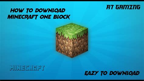 How To Dowload Minecraft One Block Map In Tlauncher Rtgaming