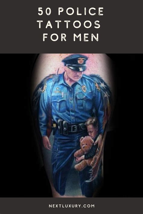 47 Amazing Police Tattoos For Men Polizei Tattoo Polizei Polizisten