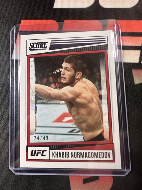 Panini Chronicles Ufc Khabib Nurmagomedov Score Purple