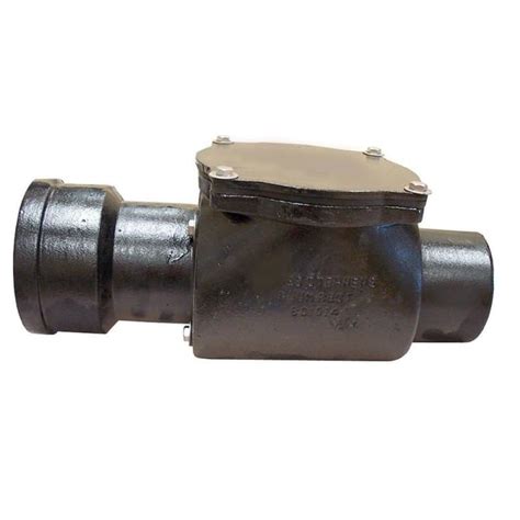 Service Weight Cast Iron Backwater Valve 10 34 Length And 5 18 Hub