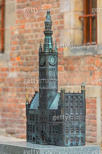 Th Century Gdansk Main Town Hall On Royal Route Miniature For The