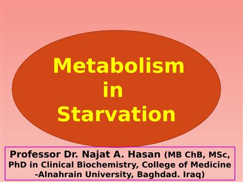 (PDF) Metabolism in Starvation