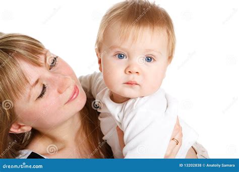 Happy Mother And Baby Stock Photo Image Of Cute Infant 13202838