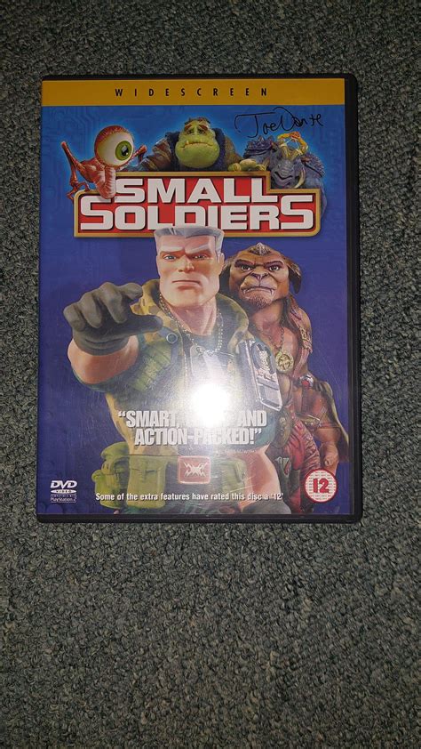 Got a signed copy of small soldiers by the director (Joe Dante) anyone ...