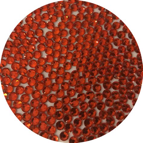 Orange Non Hot Fix Crystal Magpie Crystals