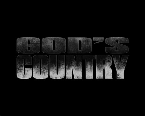 GOD'S COUNTRY SINGLE POSTER :: Behance