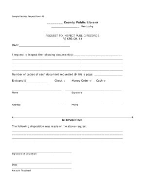 Fillable Online Kdla Ky Open Records Request Forms Fax Email Print