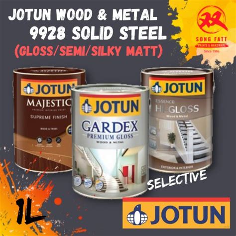 9928 Solid Steel Jotun Gardex 1L GLOSS SEMI GLOSS Majestic Supreme