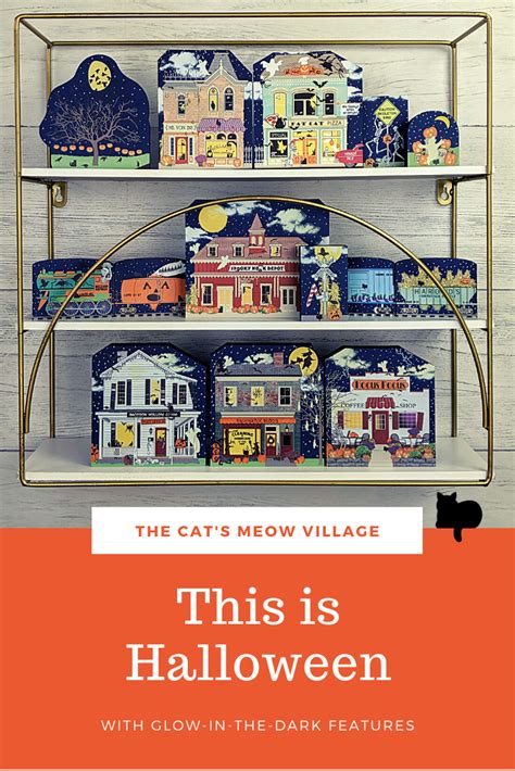 Halloween Village | Halloween village, Cats meow, Halloween