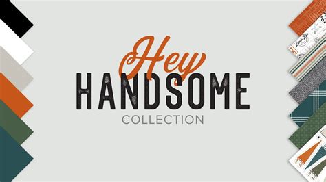 Hey Handsome An Adorably Masculine And Dapper Paper Collection YouTube