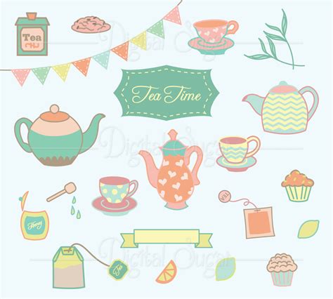 Tea time clipart 17 free Cliparts | Download images on Clipground 2025