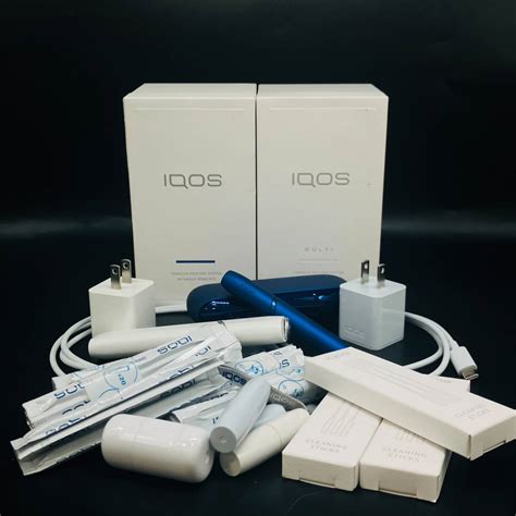 【やや傷や汚れあり】iqos 3 アイコス スリー Duo デュオ Multi マルチ ポケットチャージャー ステラブルー クリーニング