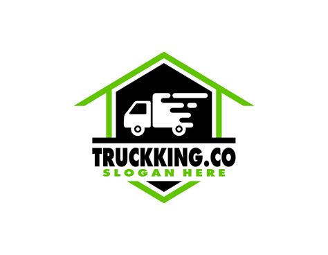 truck trailer logo  vector art  vecteezy