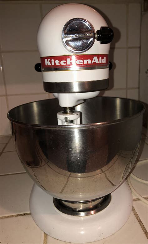 Kitchenaid Ksm90 300w Ultra Power Stand Tilt Head Mixer Wbowl 1 Attachment Ebay