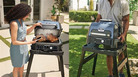 Ninja Woodfire Pro Connect Xl Electric Bbq Grill Smoker With Stand