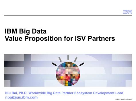 Value proposition for big data isv partners 0714 | PPT