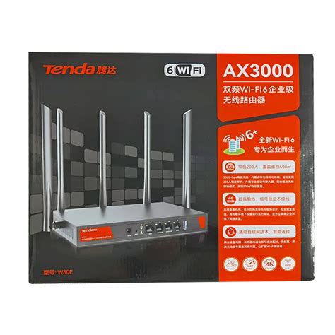 Tenda W E Ax Dual Band Gigabit Wifi Enterprise Wireless Router