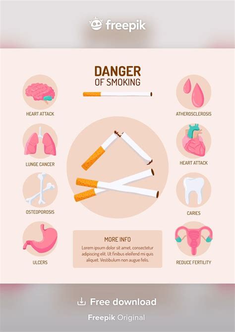 Dangers Of Smoking Smoking Causes Infographic Poster Infographic