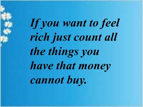 If You Want To Feel Rich Ppt