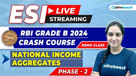 Rbi Grade B Crash Course Phase Esi National Income