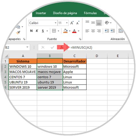 Cambiar De Min Sculas A May Sculas En Excel Solvetic