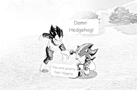 Vegeta vs Shadow by Caolan114 on DeviantArt