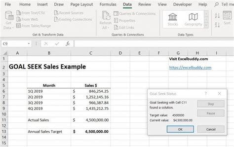 How To Use Goal Seek In Excel What If Analysis