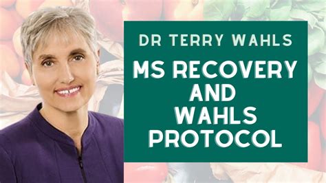 Dr Terry Wahls Ms Recovery And Wahls Protocol Youtube