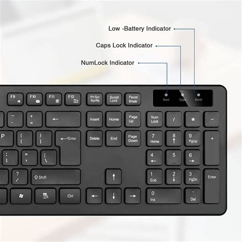 Wireless Office Keyboard And Mouse Combos Ios Windows Android Ghz