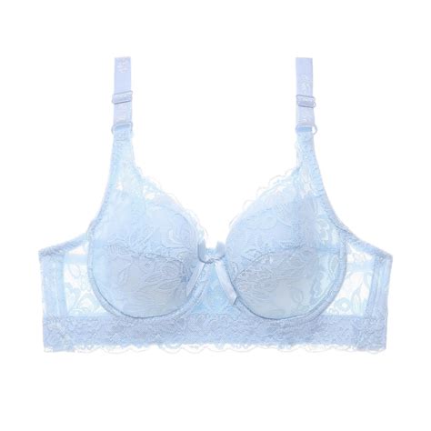 Jaycosin Embroidery Bras Underwear Women Plus Size Thin Bra Lace Bra