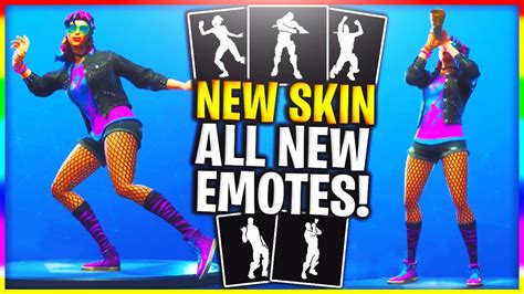 All New Dance Emotes On Leaked Skin Synth Skin Does All New Emotes In Fortnite Leaked