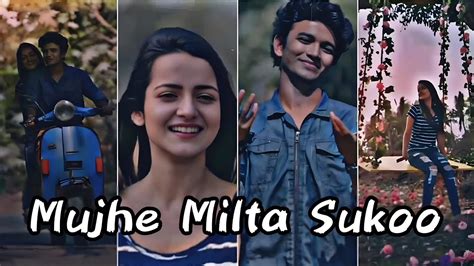 Mujhe Milta Sukoon Teri Baahon Lofi Mix Status🥀 🥰 Love Romantic Telgu Status🥀 Youtube