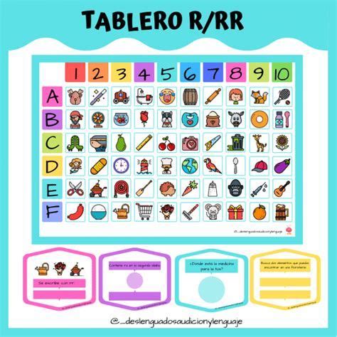 Tablero R Y Rr Profe Con Recursos Actividades Con La Letra R