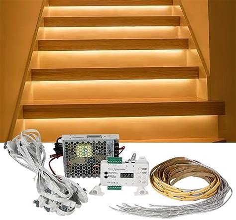 Copgge Indoor Led Stair Light Motion Sensor Complete Set Stair Running Light With